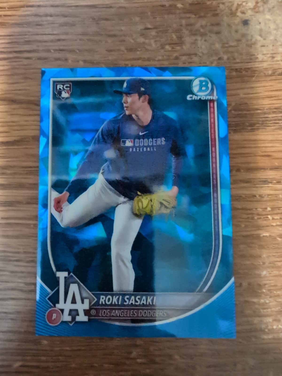 2025 Bowman Chrome Baseball Sapphire Roki Sasaki Image Variation Card #12 SP