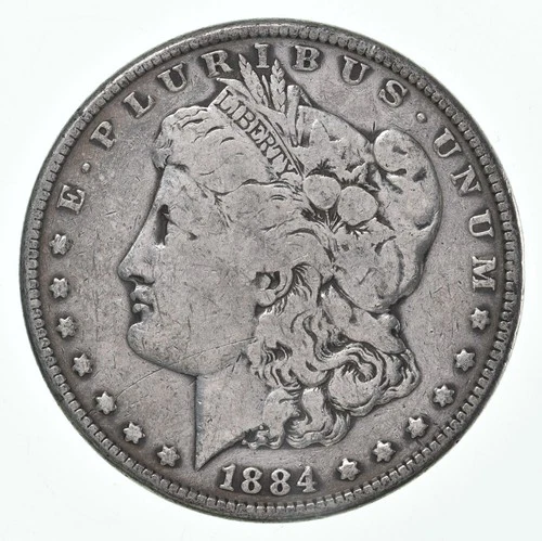 VG/F 1884 (P) Morgan Silver Dollar (1 coin) *1912
