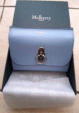 MULBERRY AMBERLEY MEDIUM WALLET UN-USED EXCELLENT CONDITION BOXED PALE SLATE