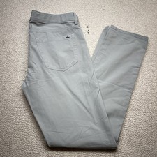 Vineyard Vines Pants Mens 35x32 Gray Performance 5-Pocket Chino Trousers