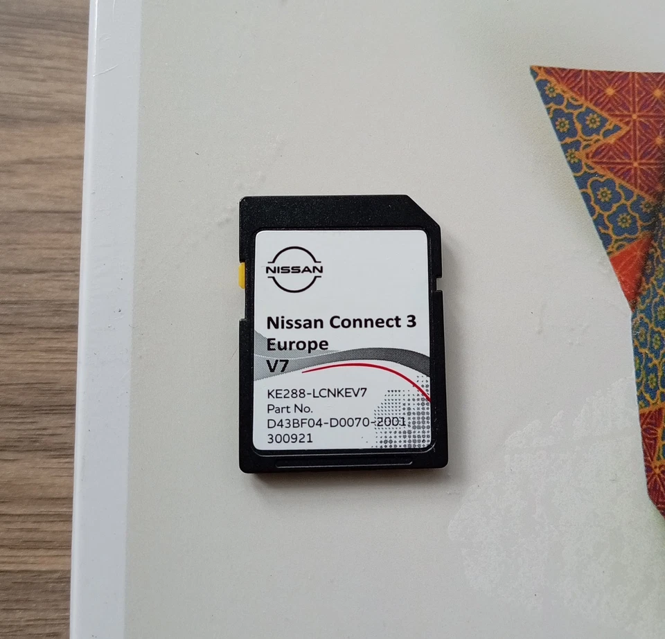 Nissan Connect 3 Europe V7 2022-2023 Sat Nav SD Card Map Update