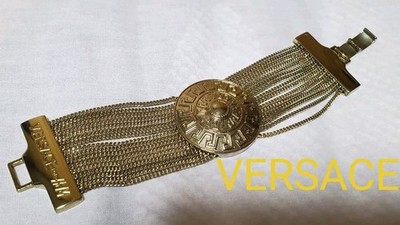 Regular Limited Versace x H&M Logo Gothic Greca G x H Buckle Bracelet 2604TK