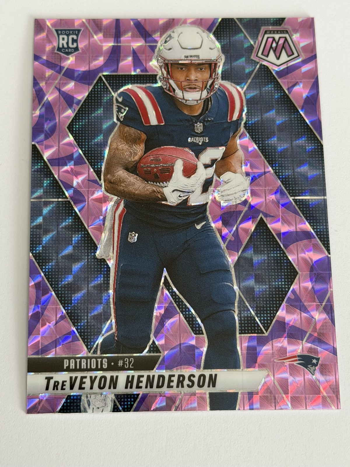 2025 Panini Mosaic #325 TreVeyon Henderson Purple Scope