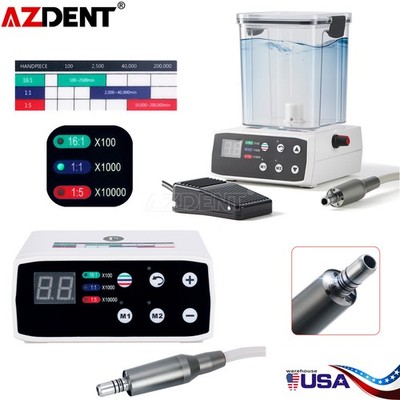 AZDENT Dental Electric LED Brushless Micro Motor (Water Supply）for Handpiece