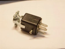 Vintage TRW Cinch Jones P-304-CCT 4-Blade Connector W/Backshell & Strain Relief