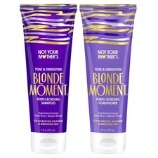 Not Your Mother's Blonde Moment Purple Shampoo 8 Fl Oz Pack of 2 , purple