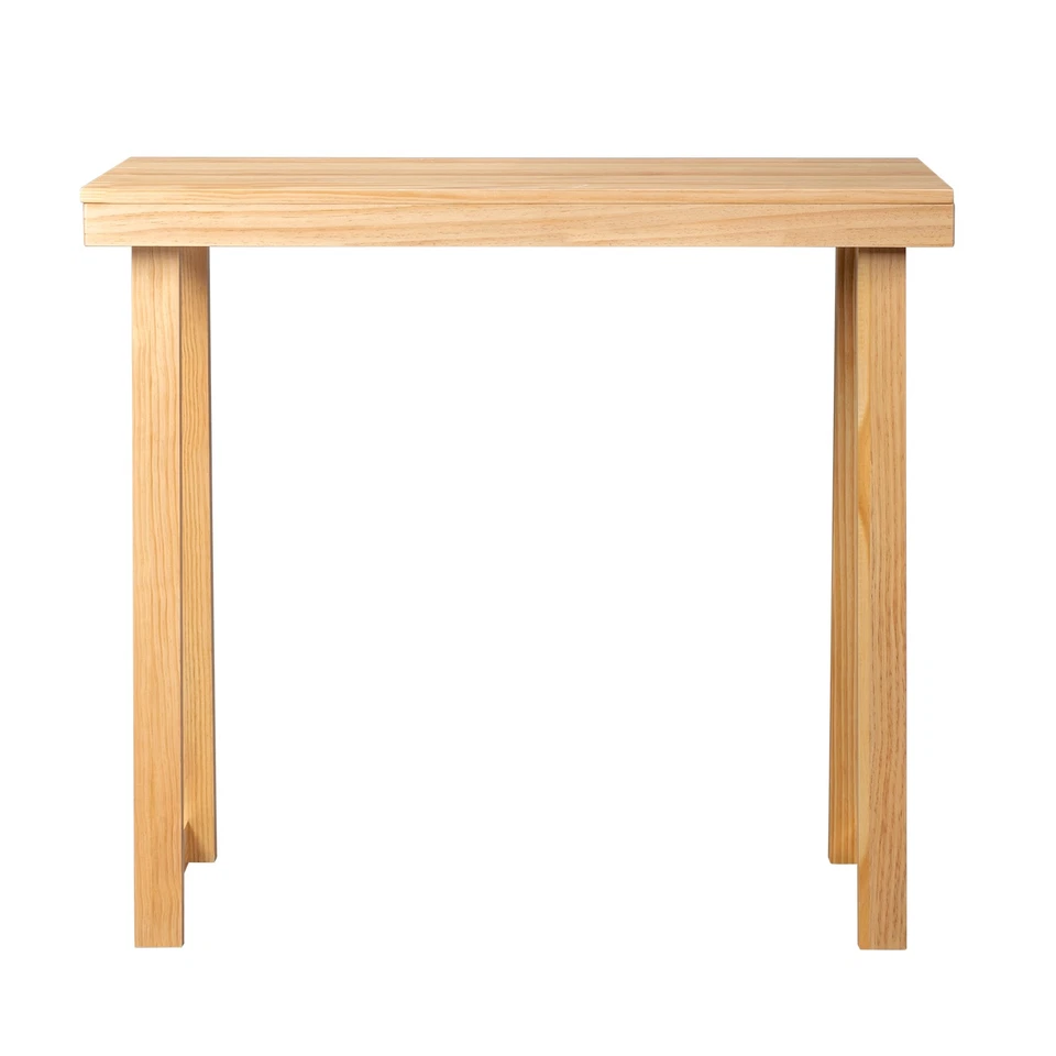35.8inch Solid Wood Console Table for Entryway Sofa Table Narrow Entryway Table - Image 3 of 4