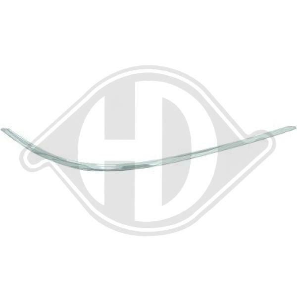 Zier Schutzleiste StossfÄNger Vorne Rechts Diederichs 1672162 FÜR-image