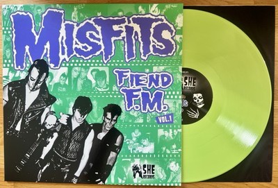 MISFITS Fiend FM Vol. 1 Toxic Green Vinyl LP 100 copies