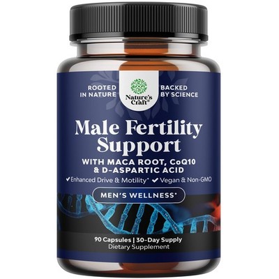 Pre Conception Male Fertility Supplement Semen Volume Booster with CoQ10 Maca