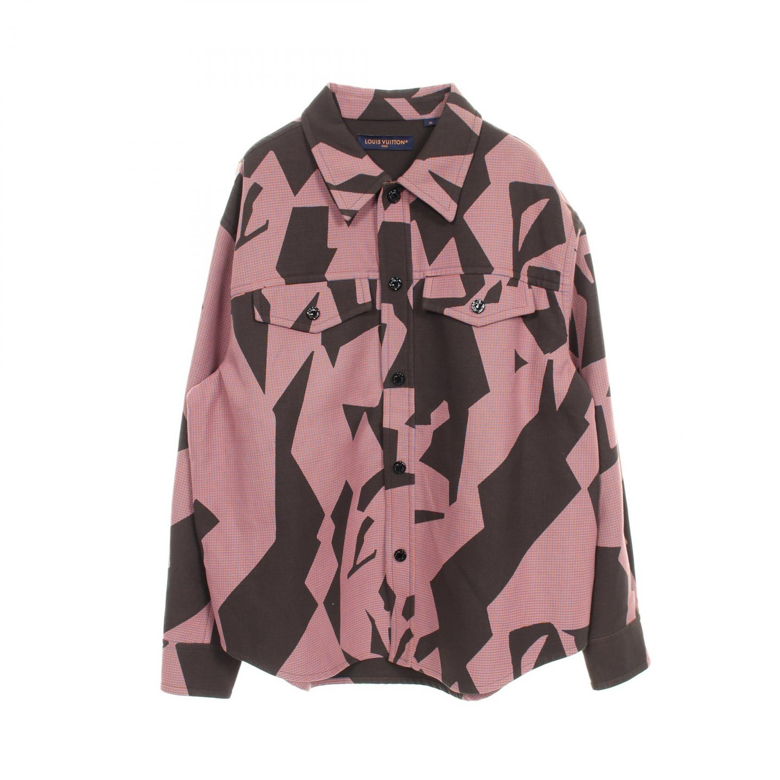 ALTRA LOUIS VUITTON Camicia Giacca RM231M TB4 HOS01W Cotone Arancione Blu Usat Uo