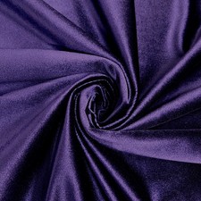 Contessa DEEP PURPLE Plush Non-Stretch Velvet Fabric for Apparel, Costumes, Cur