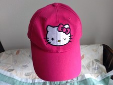 Hello Kitty Sanrio Embroidered Pink Adjustable cap