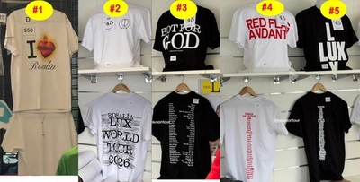 Rosalia Merch The Lux Tour 2026 T-Shirt reprint