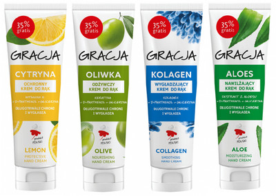 GRACJA HAND CREAM MOISTURIZING / NOURISHING / SMOOTHING / PROTECTIVE