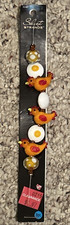 Select Strands - Lampwork Beads - 8 Piece - Chicken and Egg JJ8
