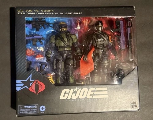 GI Joe Classified Steel Corps Commander Twilight Guard 141 Set New in Sealed Box