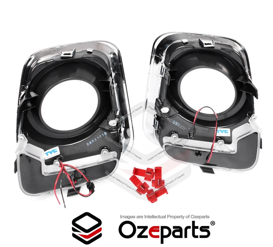 Bumper Bar LED DRL Cover + Fog Light For Holden Commodore VE Series 2 SS SV6 SSV - Image 3 of 4