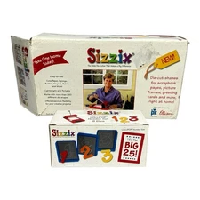 Sizzix Original Red Personal Die-Cutter Press Machine Provo Craft And Numbers