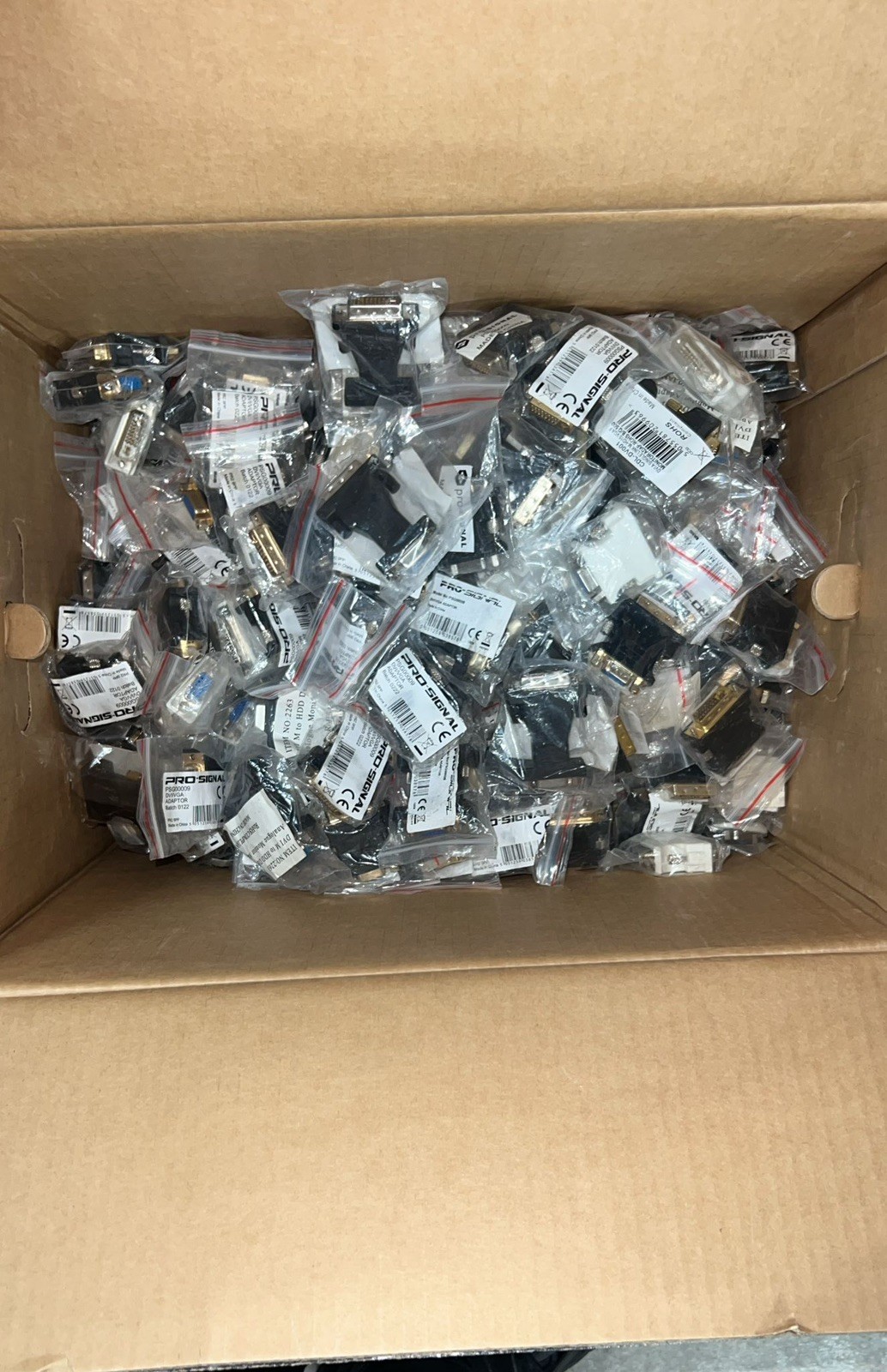 New Job Lot 10 X DVI to VGA Adapter DVI-I Dual Link SVGA D-Sub Female Converter