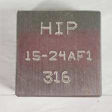 HIP 15-24AF1 4-Way Taper Seal Cross 15,000 PSI 316 Stainless High Tensile Steel 