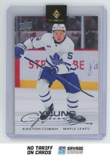 2025-26 Upper Deck Young Guns Easton Cowan #462 Toronto Maple Leafs