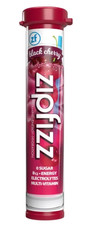 Zipfizz Multi-Vitamin Energy Hydration Drink Mix, 30 Tubes, BLACK CHERRY