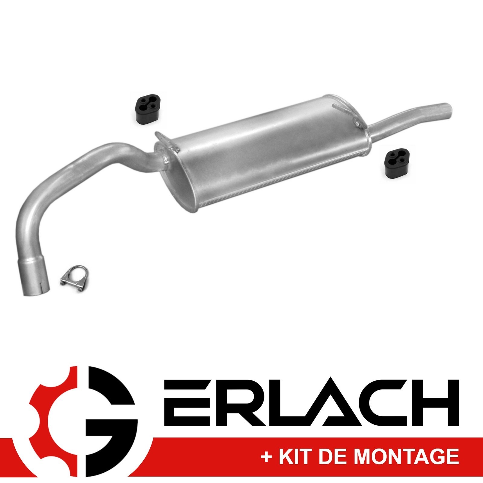 Silencieux arrière pour réparer l'échappement de Volvo 440 460 essence
