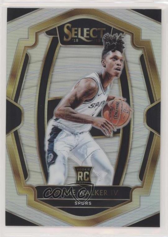 2018-19 Panini Select Premier Level Silver Prizm Lonnie Walker IV #174 d7t