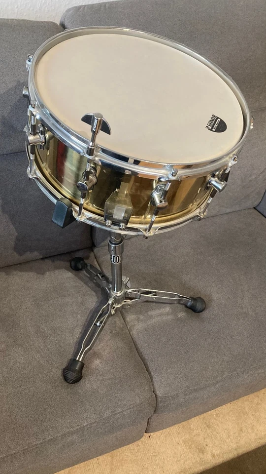 Snare Drum Sonor Special-Edition 14" x 6,5" mit Ständer und Hocker