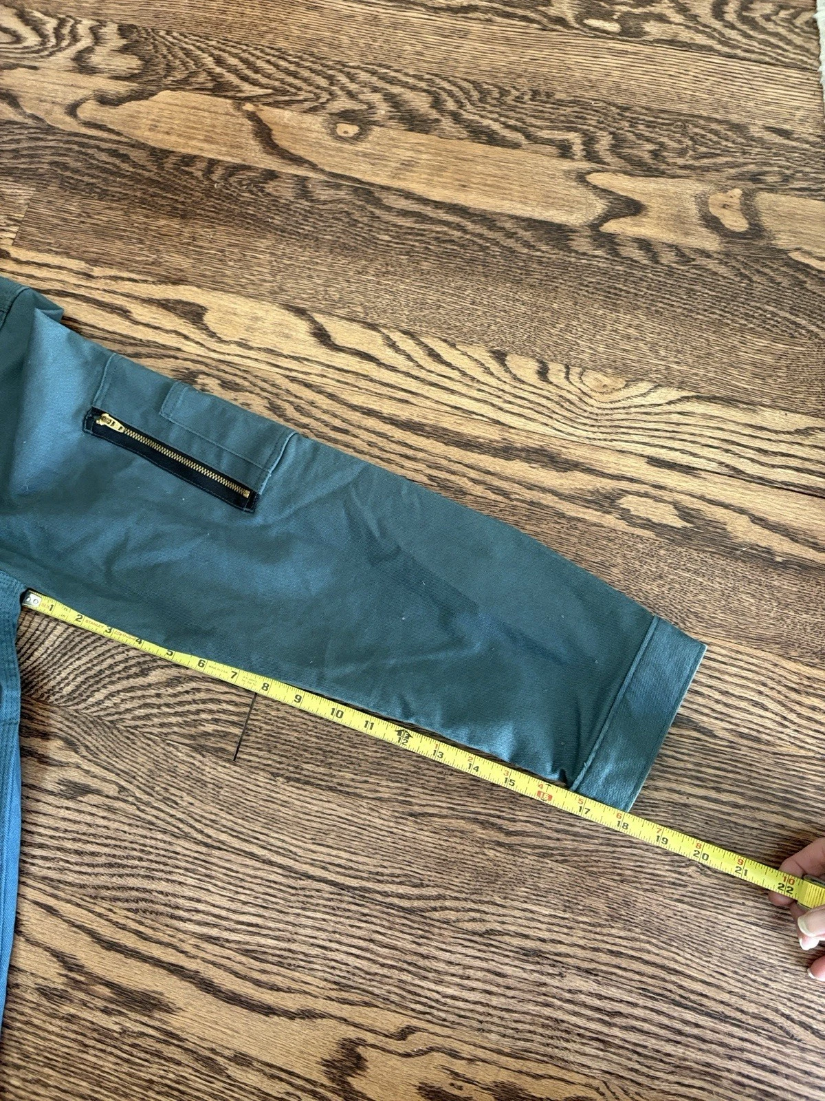 Dickies Blue/green Canvas Light Jacket Coat Size Small image 7