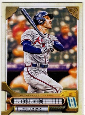 2022 Topps Gypsy Queen Baseball Freddie Freeman No. 143 Atlanta Braves