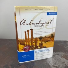 ARCHAEOLOGICAL STUDY BIBLE Zondervan NIV 2005 w/ Software CD