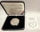 U.S. Mint American Eagle 1 oz Silver Proof Coin w/ Box & Certificate