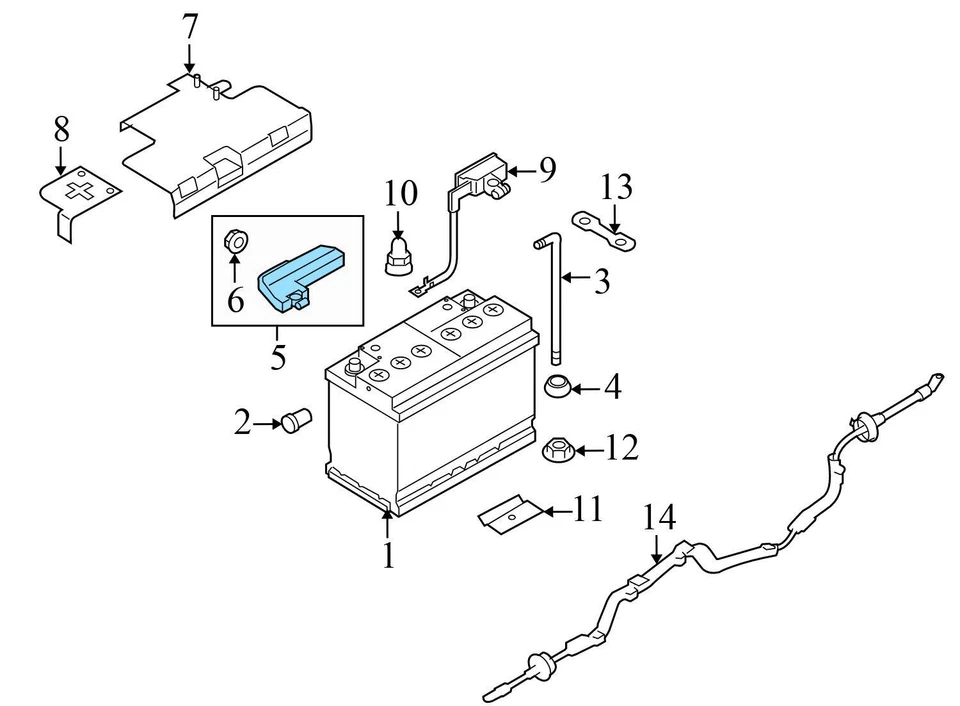 2013-2016 AUDI A4 ALLROAD - Positive Battery Connector 8J0915459 - Image 4 of 4