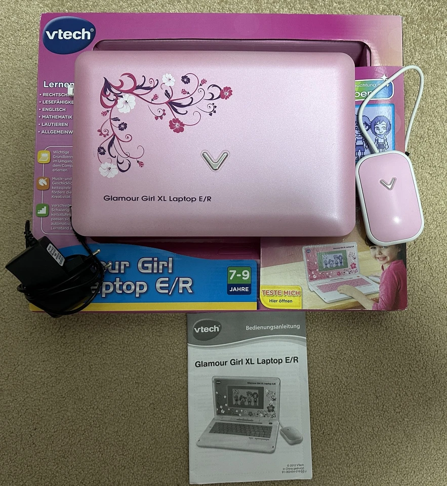 VTech Glamour Girl XL Lerncomputer - Weiß/Rosa (80-117964)