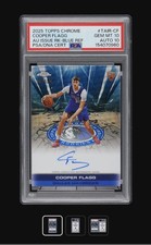 2025-26 Topps Chrome - Autograph Issue Rookies Cooper Flagg Blue Refractor /150 