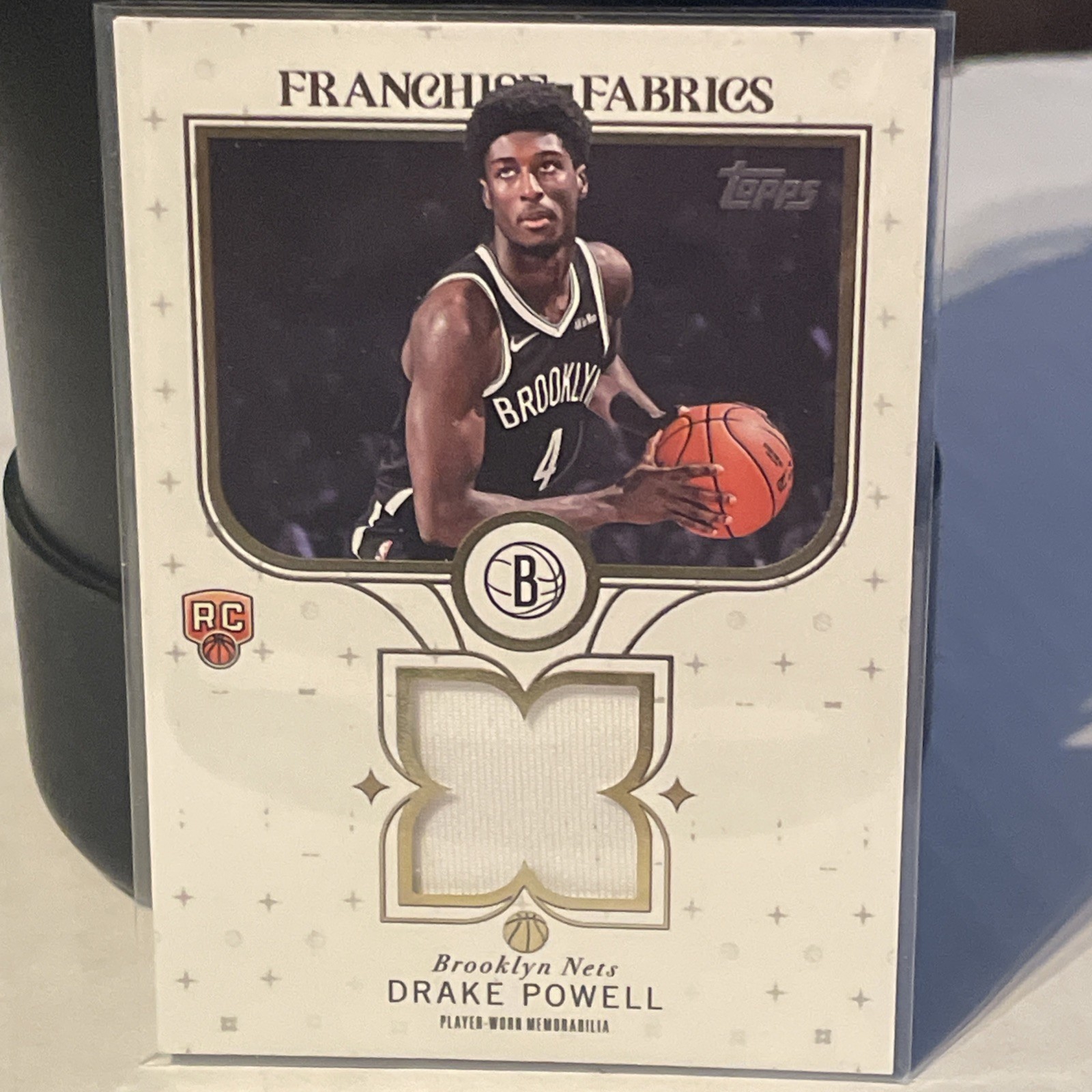 2025-26 Topps Basketball Player Worn Franchise Fabric Relic Drake Powell