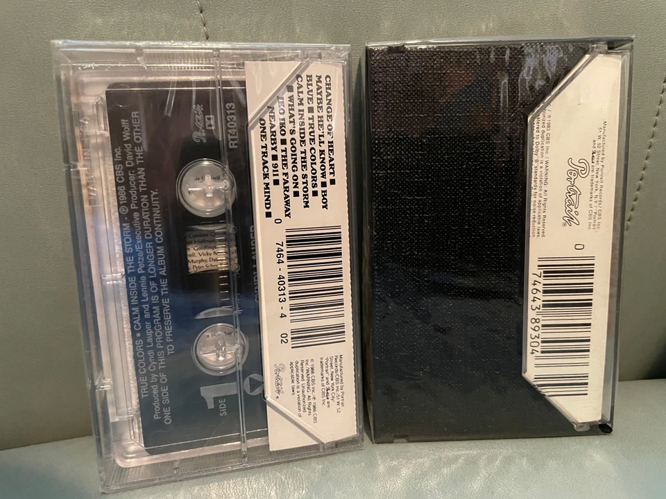 Sealed Cyndi Lauper She’s So Unusual & True Colors Cassette Tapes - Image 2 of 4