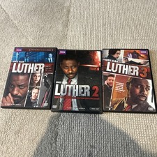 Luther:Season's 1,2,3, Idris Elba Golden Globe Winner, BBC America, Preowned VG