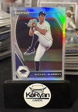 Michael McGreevy 2021 Panini Prizm Draft Picks #PDP18 Silver Holo Rc Rookie
