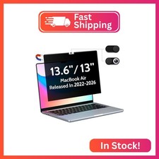 Peslv Magnetic Privacy Screen for Macbook Air 13.6/13 Inch 2022-2026, M2, M3, M