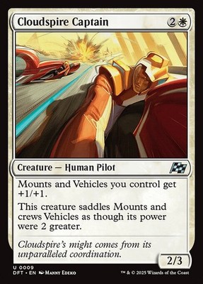 [MTG] Cloudspire Captain (Foil) (0009) (DFT) NM