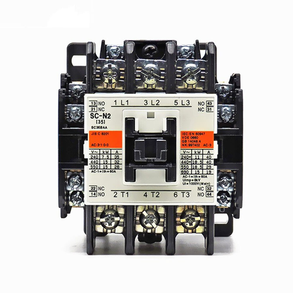 SC-N2 For Fuji Electric AC 35a Amp 7.5kw 24V 36V 48V 110V 220V AC Contactor