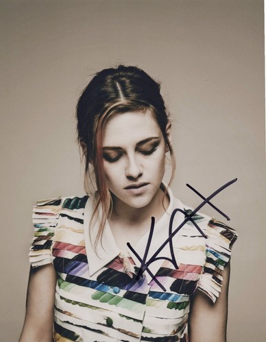 Photo Signée Reprint Kristen Stewart - Format 8x11 Pouces, Reproduction, Occasion