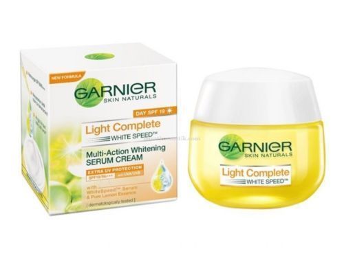 garnier light complete day cream spf 19