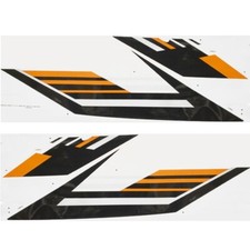 Sea Doo Boat Decal | SP Gray Black Orange Stickers (Set of 4)