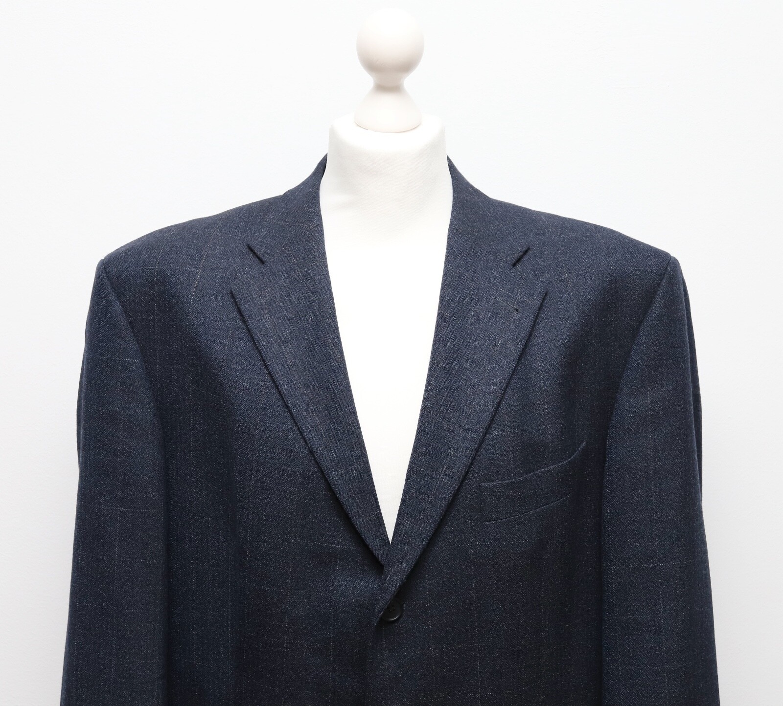 Blazer vintage da uomo blu navy Yves Saint Laurent taglia 58