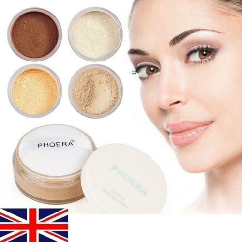 PHOERA keine Filtereinstellung Lose Pulver bloße Gesichtsstiftung Make-up durchscheinend 01 - Bild 5 von 5