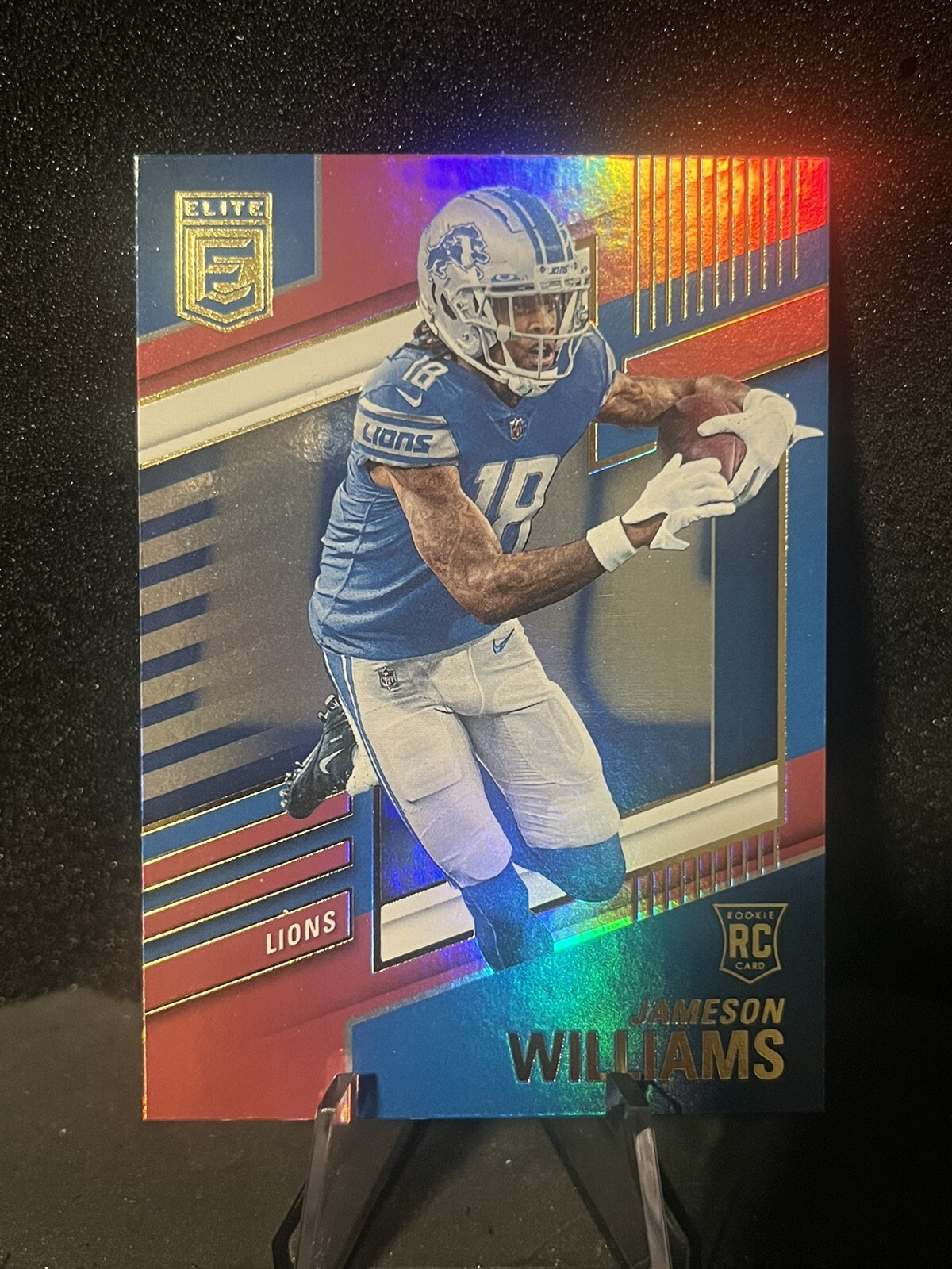 2022 Panini Donruss Elite Pink Jameson Williams #121 RC Detroit Lions